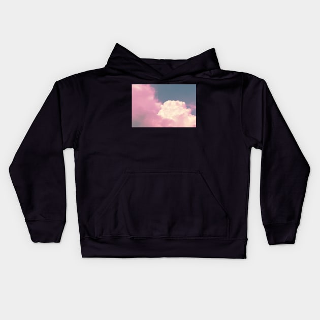 Sky with thick clouds Kids Hoodie by Uniquepixx